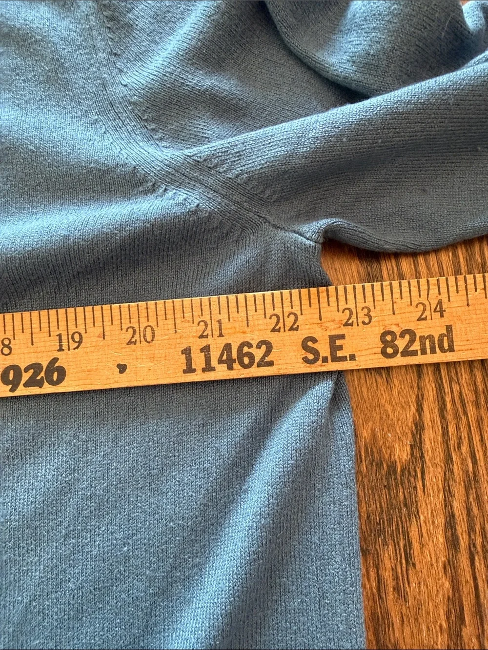 Banana Republic Silk Cashmere Mock Neck Henley Sweater XL Blue Pullover